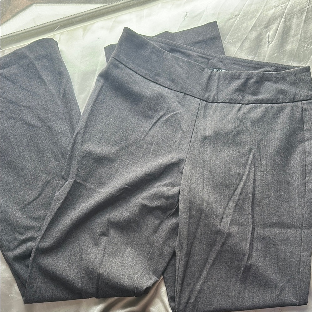 Roz & Ali Charcoal Straight Leg Pants